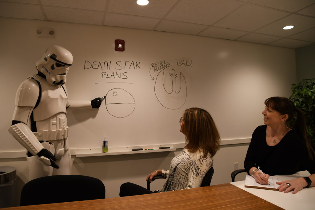 Stormtrooper brainstorming at CapeSpace